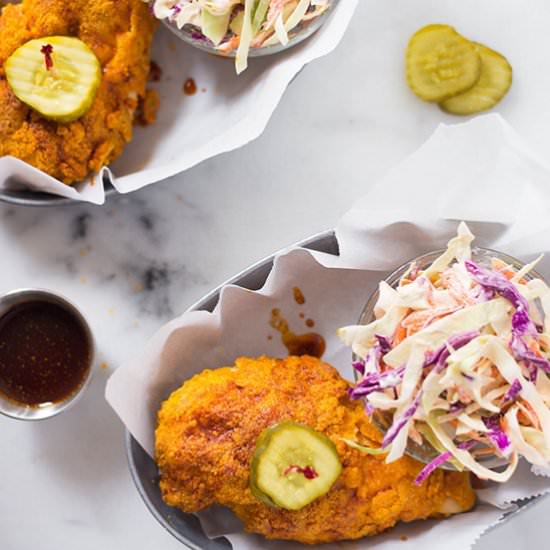 Healthy Nashville Style Hot Chicken - Recipe photo by asweetpeachef