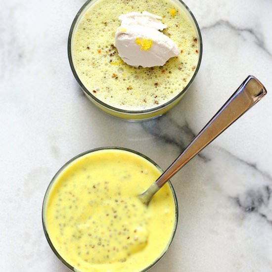 Lemon Curd Chia Pudding - Recipe photo by richa