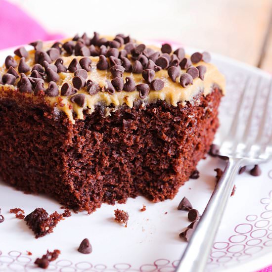 Wacky Chocolate Cake - Recipe photo by pipandebby