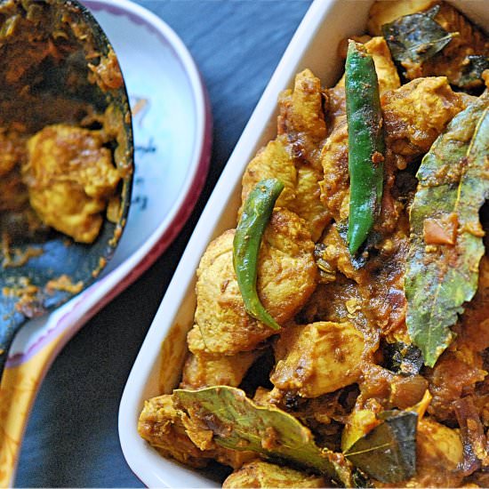 South Indian – Dry Chicken Curry - Recipe photo by YourFoodFantasy
