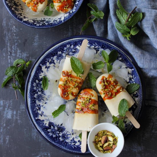 mishti doi popsicles - Recipe photo by easyfoodsmith