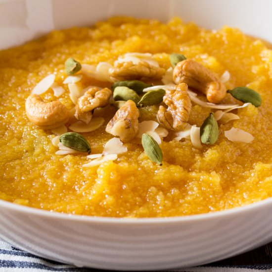 Indian Semolina Pudding - Recipe photo by ikneadtoeat