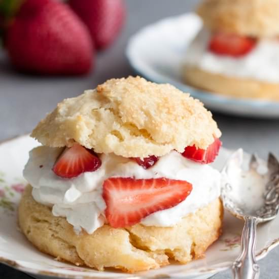 Strawberry Shortcake Biscuits - Recipe photo by SundaySupper
