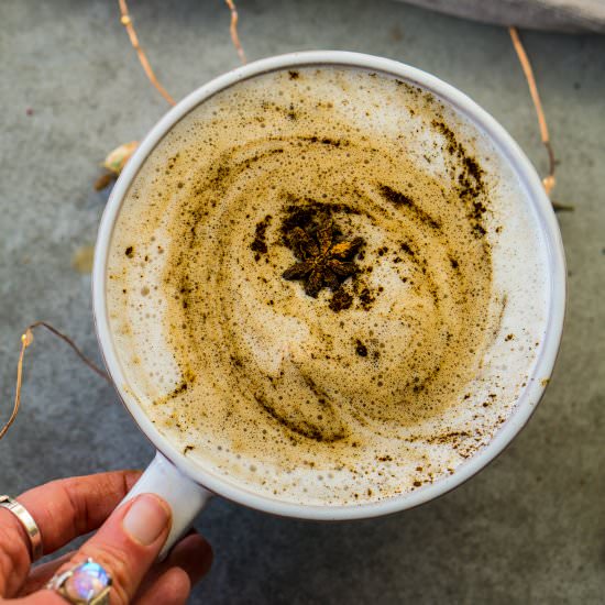 Chaga Chai Latte - Recipe photo by mytinylagunakitchen