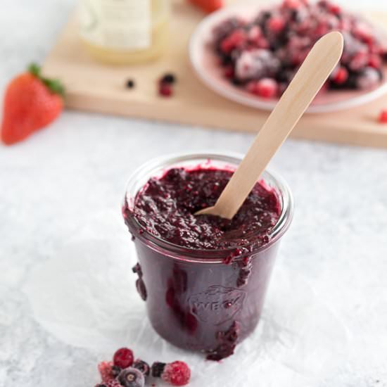 Berry Chia Jam - Recipe photo by homebakedbliss