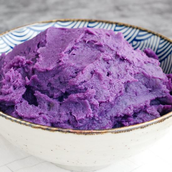 Mashed Purple Sweet Potato - Recipe photo by mrspskitchen