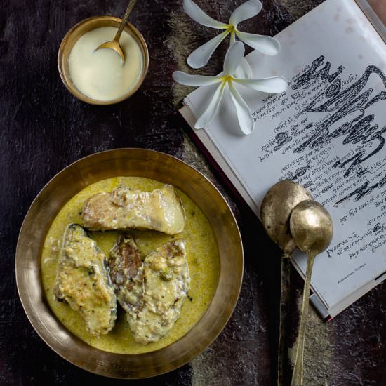 Thakurbarir Doodh Katla - Recipe photo by Experiences Of A Gastronomad