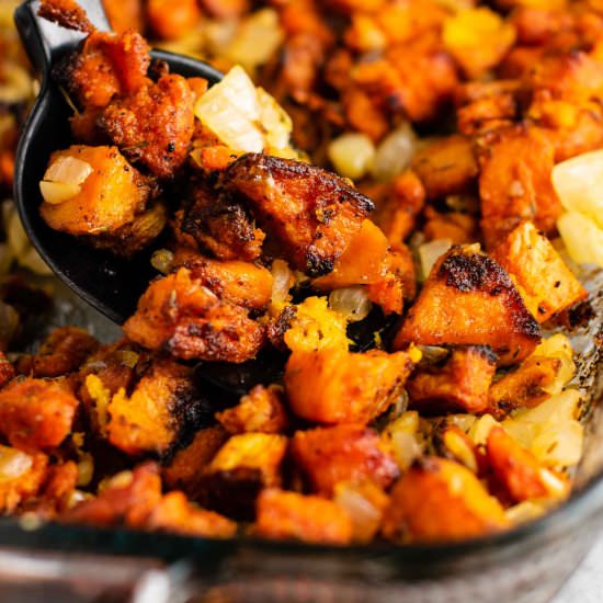 Sweet Potato Hash - Recipe photo by buildyourbite