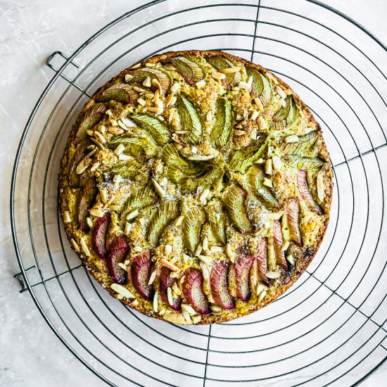 Rhubarb Almond Cake - Recipe photo by occasionallyeggs