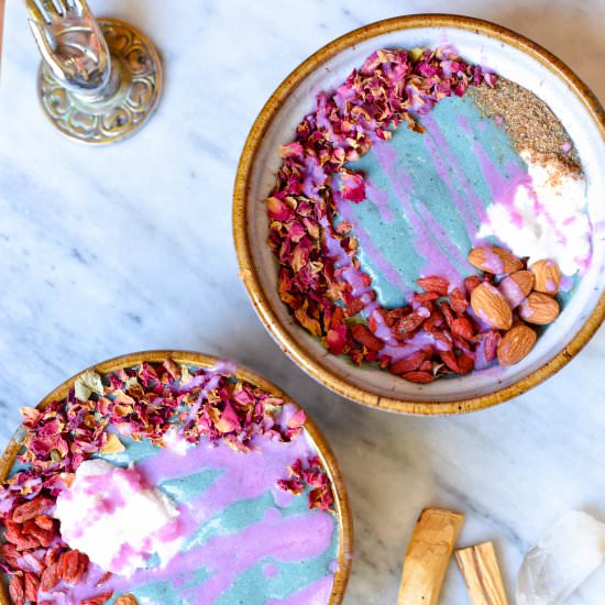 Blue Majik Banana Nicecream - Recipe photo by thedankdietitian