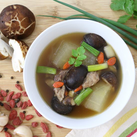 Shiitake Mushroom Soup - Recipe photo by Spoon Fork Heart