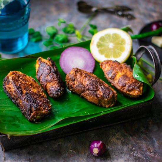 Chettinad fish fry - Recipe photo by Abi Guna