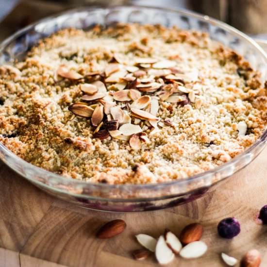 Blueberry and Apple Almond Crumble - Recipe photo by LIFESTYLE HOME HEALTH