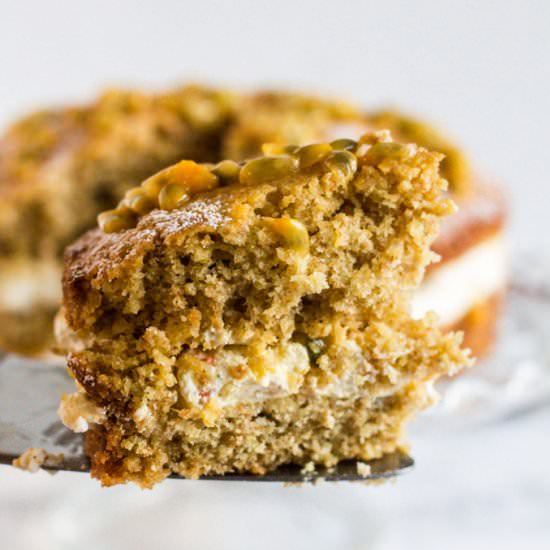 Sugar Free Passionfruit Sponge Cake - Recipe photo by addsomeveg