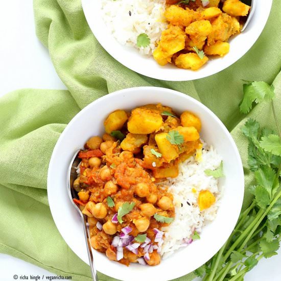 Vegan Chickpea Curry - Recipe photo by richa