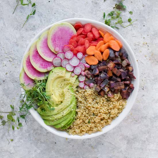 Spring Buddha Bowl - Recipe photo by craveveggies