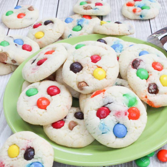 Dad's Game Day M&M Cookies - Recipe photo by mysimplysweetlife