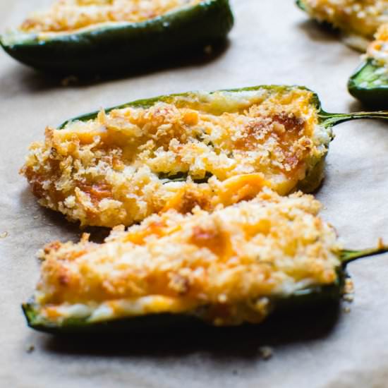 5 Ingredient Baked Jalapeno Poppers - Recipe photo by saltwaterdaughters