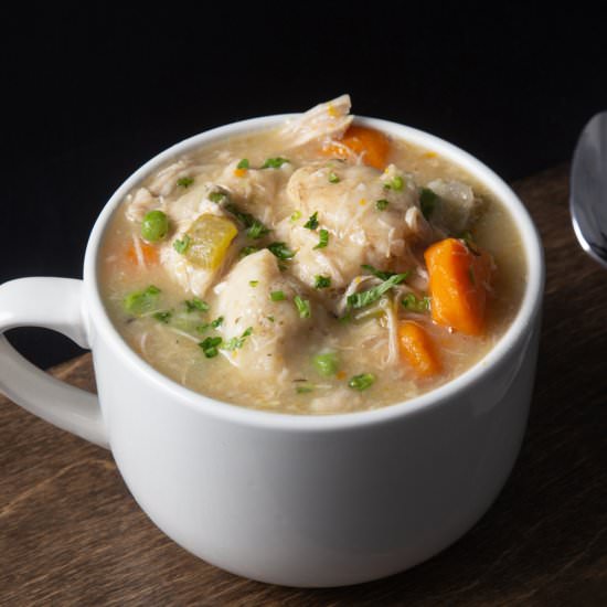 Instant Pot Chicken and Dumplings - Recipe photo by Pressure Cook Recipes