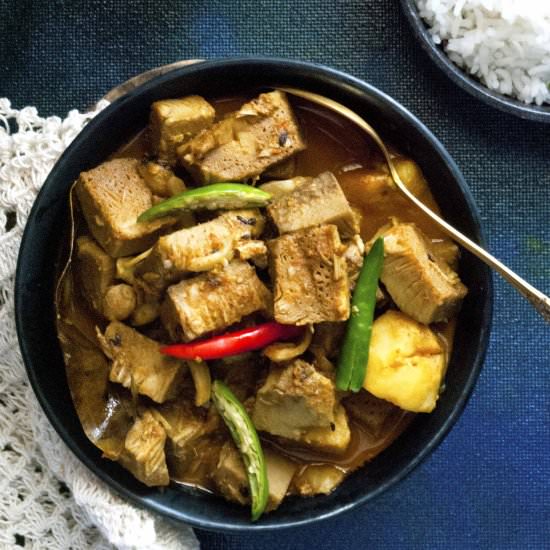 Unripe Jack Fruit Curry - Recipe photo by PeekNCook