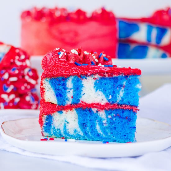 Fourth of July Cake - Recipe photo by theitsybitsykitchen
