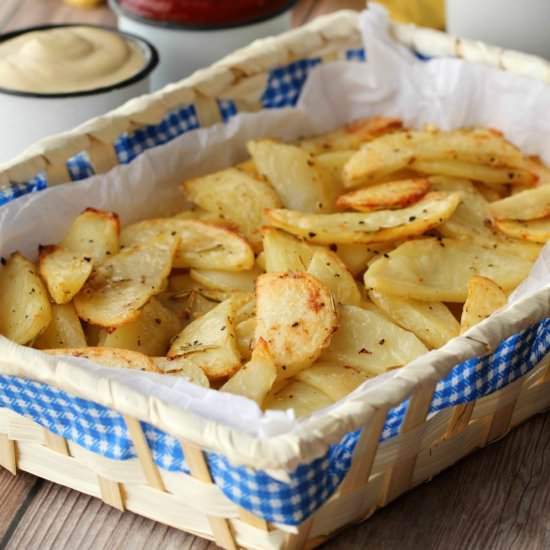 Baked Potato Fries - Recipe photo by lovingitvegan