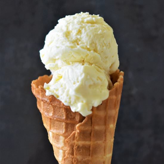 3 ingredients Vanilla Ice-cream - Recipe photo by foodiesterminal