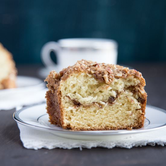 Grandma's Sour Cream Coffee Cake - Recipe photo by giftofhospitality