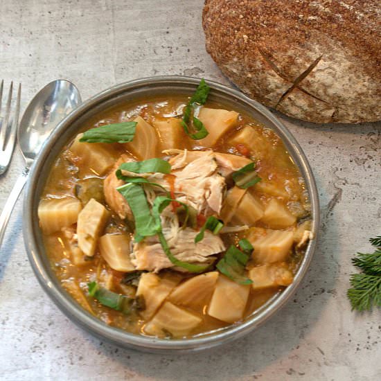 Instant Pot Beet Chicken Stew - Recipe photo by kitchencoup