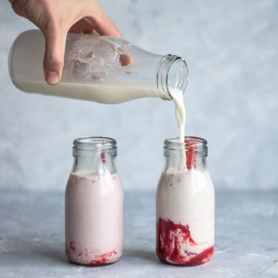 Homemade Strawberry Milk - Recipe photo by sarahbellnutrition