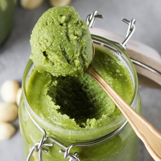 Easy Matcha Nut Butter - Recipe photo by dessertswithbenefits
