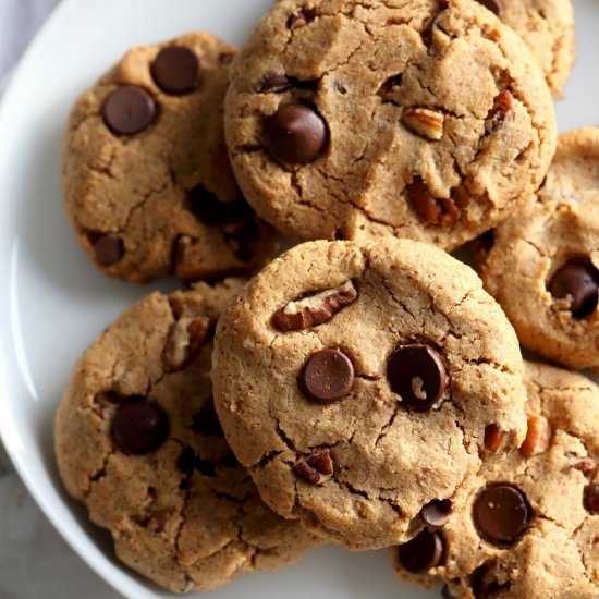 Vegan Chocolate Chip cookies - Recipe photo by richa