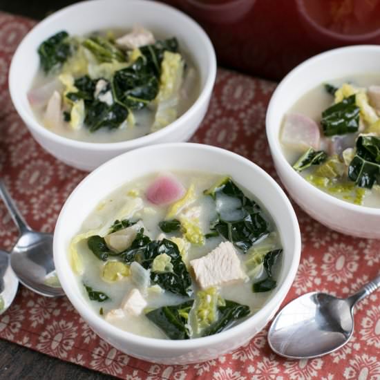 Cream of turkey soup with cabbage - Recipe photo by littlebitrecipes