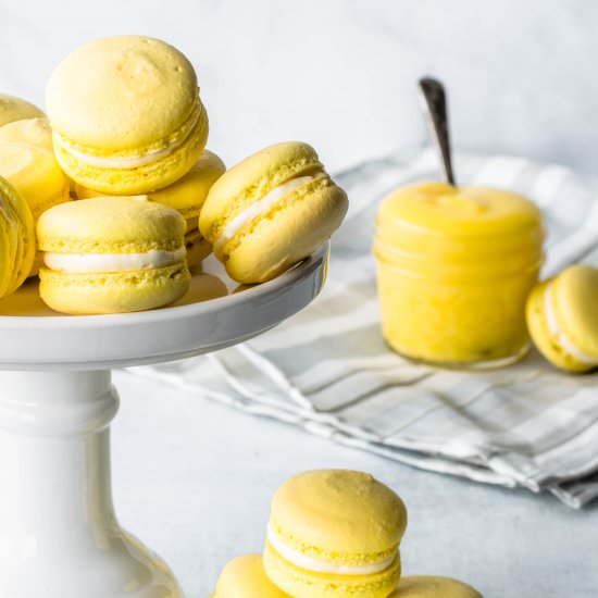 Lemon Macarons - Recipe photo by piesandtacos