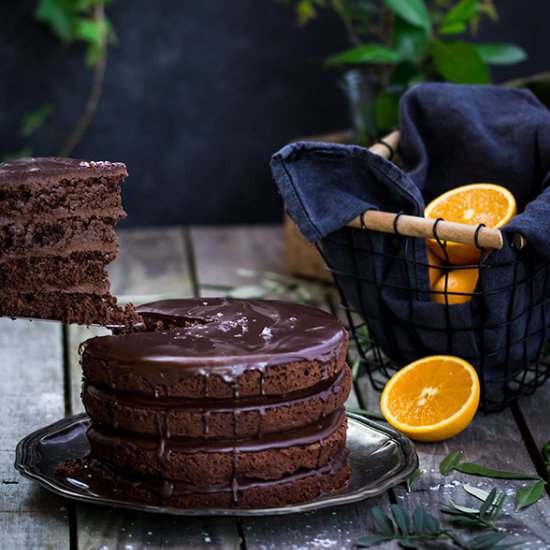 Vegan Triple Chocolate Orange Cake - Recipe photo by Can Caramelo