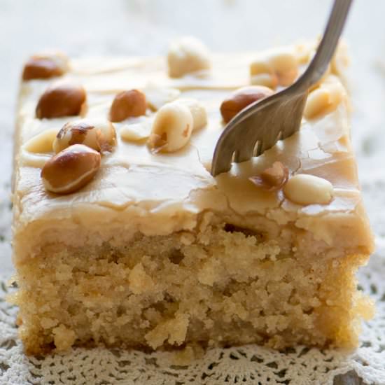 Old Fashioned Peanut Butter Cake - Recipe photo by theviewfromgreatisland