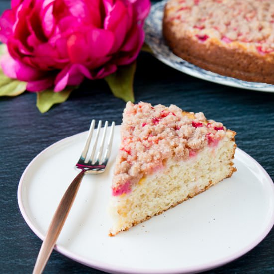 rhubarb coffee cake - Recipe photo by littlesweetbaker