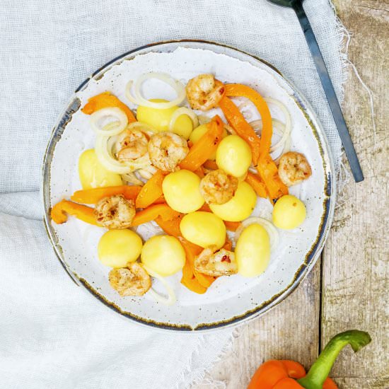 Meal salad with fresh peppers - Recipe photo by Elsarblog