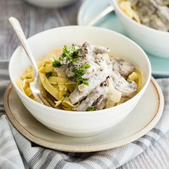 Beef Stroganoff - Recipe photo by culinaryhill