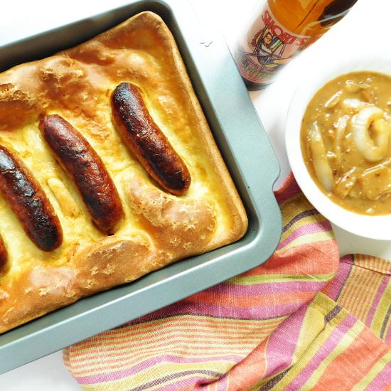Toad In a Hole - Recipe photo by Bottom Left of the Mitten
