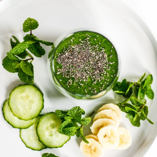 Green Hydration Smoothie - Recipe photo by LIFESTYLE HOME HEALTH
