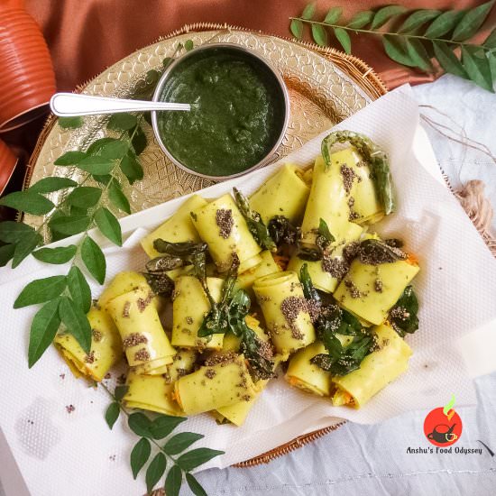 Gujarati Khandvi - Recipe photo by anshusfoododyssey