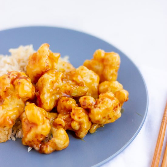 Crispy Orange Cauliflower - Recipe photo by aline_made