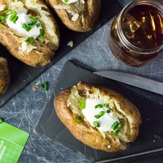 How to Grill Baked Potatoes - Recipe photo by Fox Valley Foodie