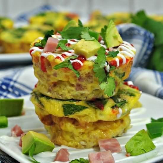 Low Carb Southwest Egg Muffins - Recipe photo by saraborgstede