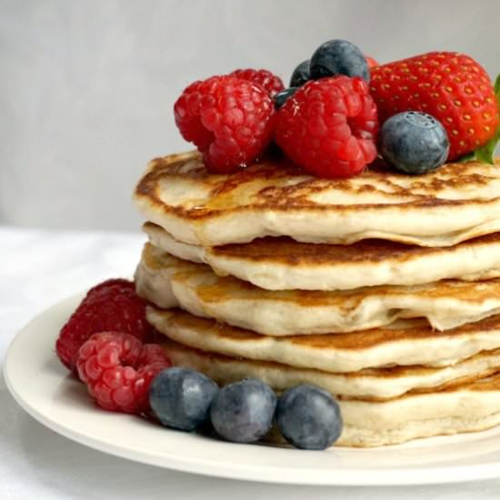 Fluffy Egg-Free Pancakes - Recipe photo by mygorgeousrecipes