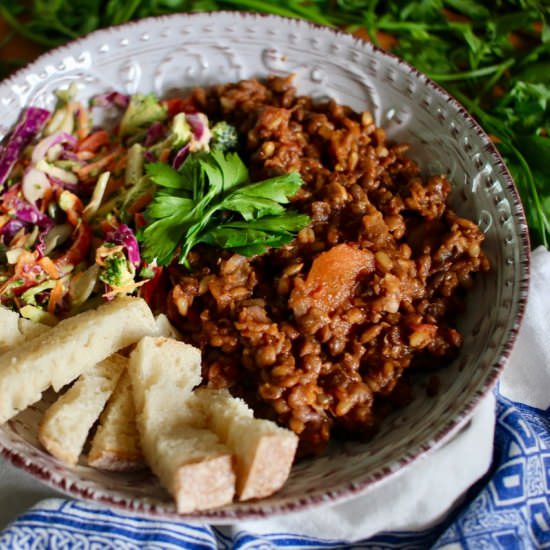 Rye and Lentil Casserole - Recipe photo by JohannaGGG