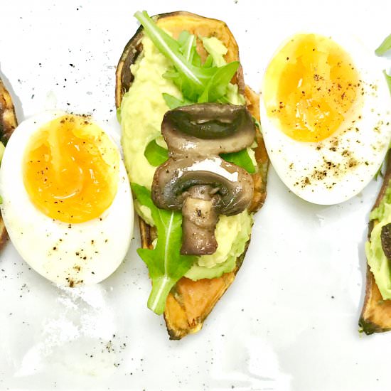 Avocado on Sweet Potato Toast - Recipe photo by Justina Elumeze