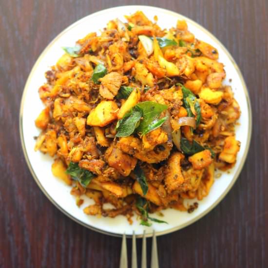 Shredded Chicken Fry - Recipe photo by F For Flavour
