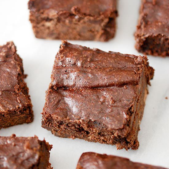 Mocha chocolate chip brownies - Recipe photo by evabakes